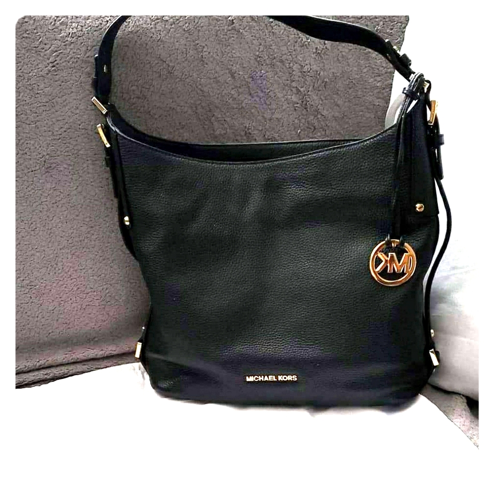 Black leather Michael Kors bag
